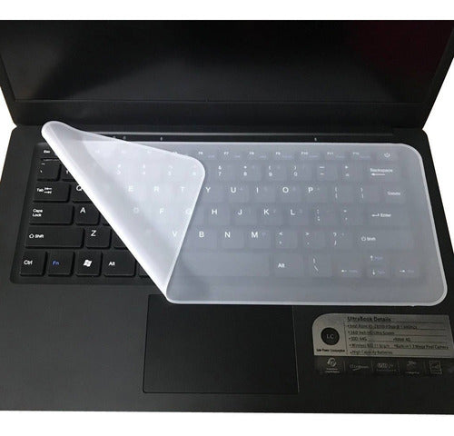 Funda protectora para computador con silicona de teclado