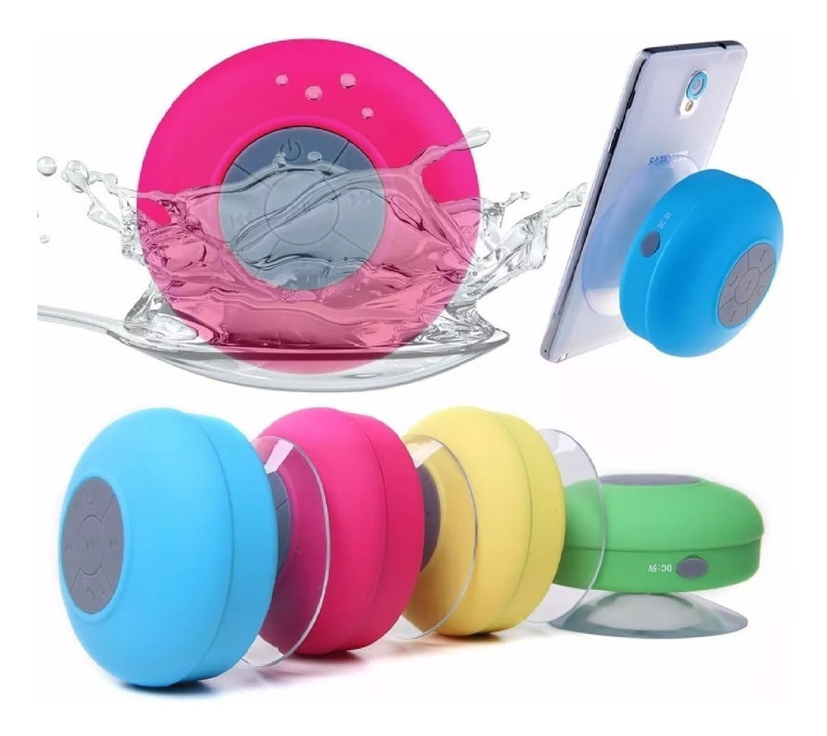 Parlante bafle bluetooth impermeable para música y llamadas