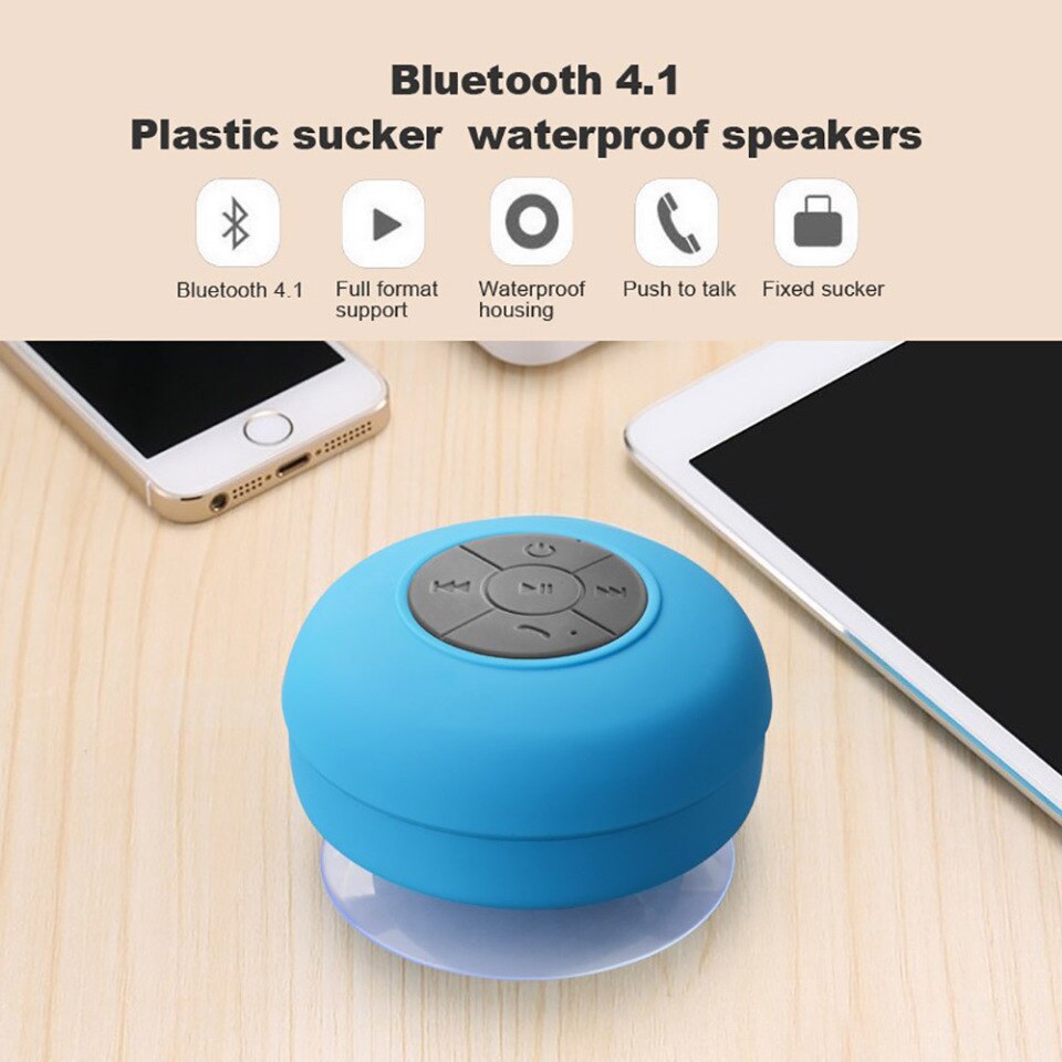 Parlante bafle bluetooth impermeable para música y llamadas