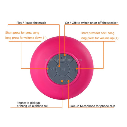 Parlante bafle bluetooth impermeable para música y llamadas