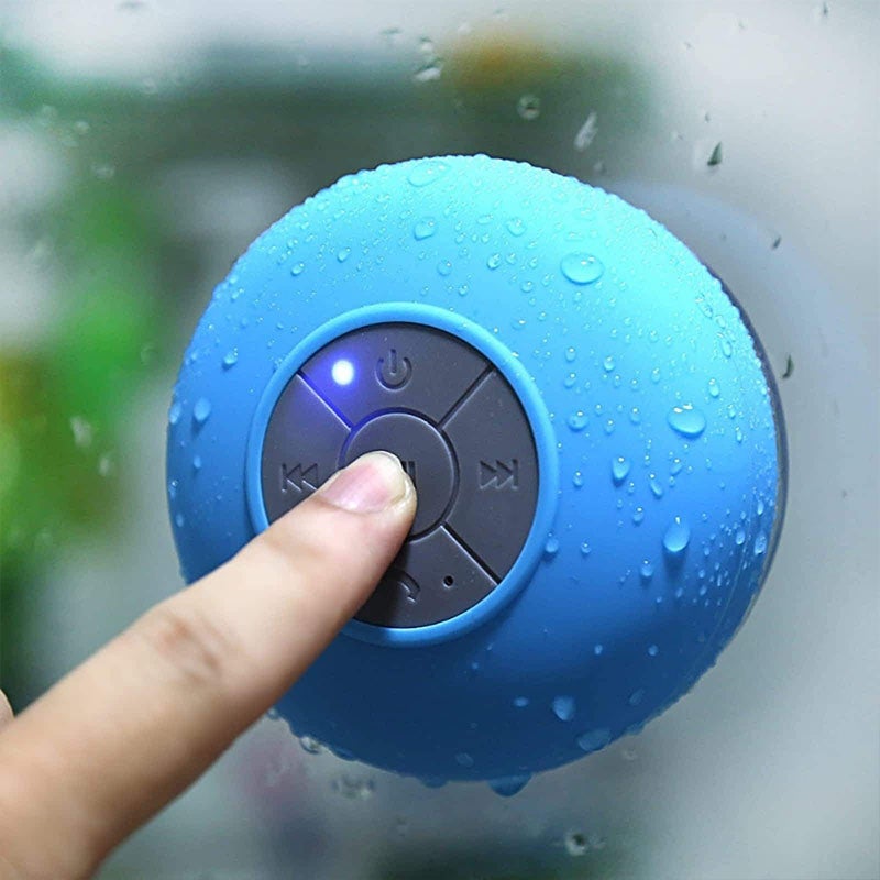 Parlante bafle bluetooth impermeable para música y llamadas