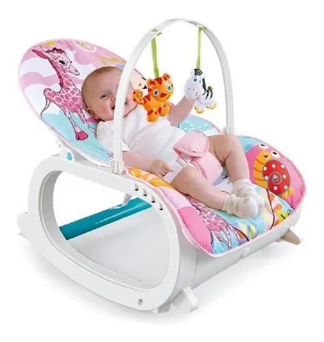 Silla Mecedora Sin Bandeja Vibradora Musical Antirreflujo Para Bebe Selva